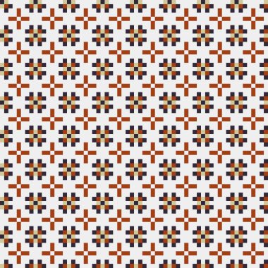 Soyut çapraz desen, üretken hesaplama sanatı, vektör illüstrasyonu