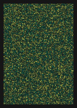 Ofset Quads üretken sanat arka planı, vektör illüstrasyonu