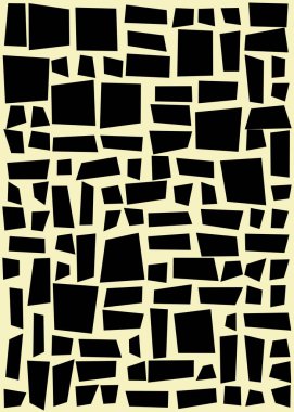 Ofset Quads üretken sanat arka planı, vektör illüstrasyonu