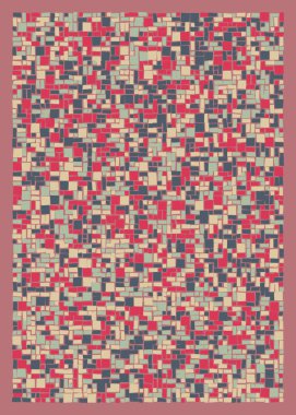 Ofset Quad üretken sanat arkaplan çizimi