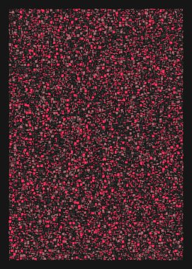 Ofset Quads üretken sanat arka planı, vektör illüstrasyonu