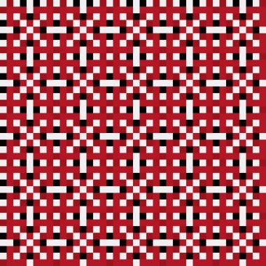 Soyut çapraz desen, üretken hesaplama sanatı, vektör illüstrasyonu