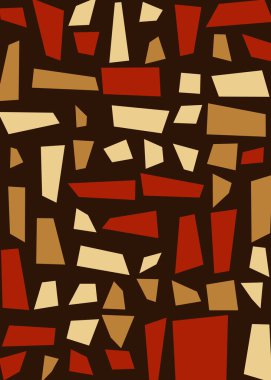 Ofset Quads üretken sanat arka planı, vektör illüstrasyonu