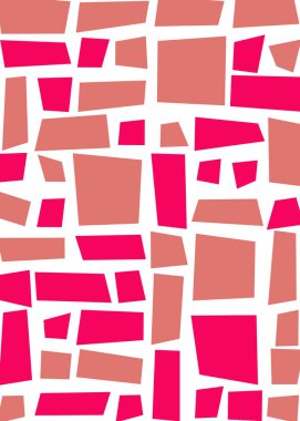 Ofset Quads üretken sanat arka planı, vektör illüstrasyonu