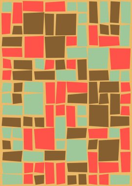 Ofset Quad üretken sanat arkaplan çizimi