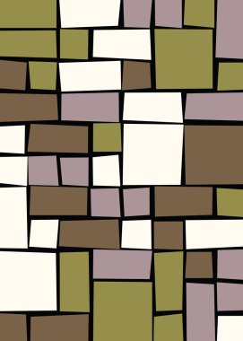 Ofset Quad üretken sanat arkaplan çizimi