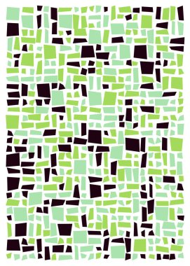 Ofset Quad üretken sanat arkaplan çizimi