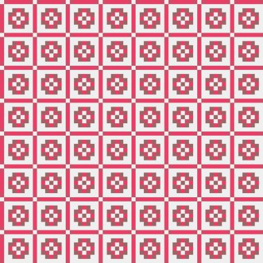 Soyut çapraz desen, üretken hesaplama sanatı, vektör illüstrasyonu