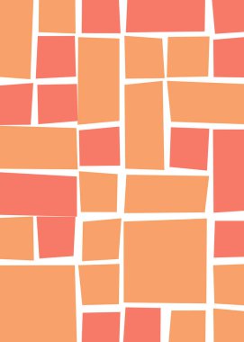 Ofset Quads üretken sanat arka planı, vektör illüstrasyonu