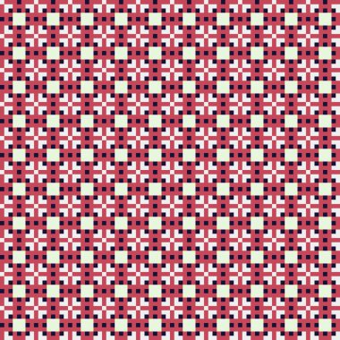 Soyut çapraz desen, üretken hesaplama sanatı, vektör illüstrasyonu