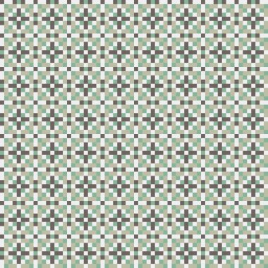 Soyut çapraz desenli üretken hesaplama sanatı çizimi