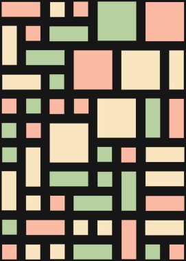 Ofset Quad üretken sanat arkaplan çizimi