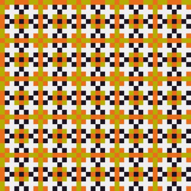 Soyut çapraz desenli üretken hesaplama sanatı çizimi