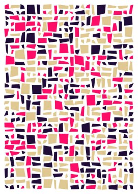 Ofset Quad üretken sanat arkaplan çizimi