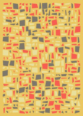 Ofset Quad üretken sanat arkaplan çizimi