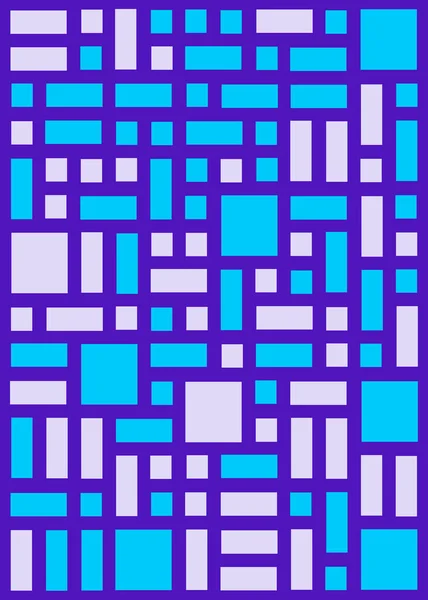 Offset Quads Generative Kunst Hintergrund Vektorillustration — Stockvektor