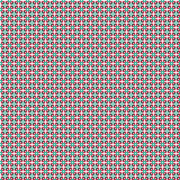 Motif Croisé Abstrait Art Computationnel Génératif Illustration Vectorielle — Image vectorielle