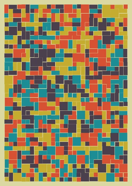 Ofset Quads üretken sanat arka planı, vektör illüstrasyonu