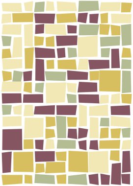 Ofset Quad üretken sanat arkaplan çizimi