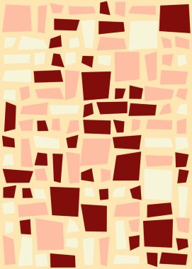 Ofset Quad üretken sanat arkaplan çizimi