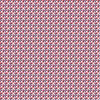 Soyut çapraz desenli üretken hesaplama sanatı çizimi