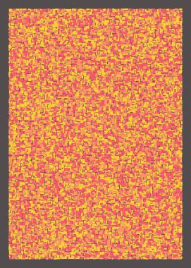 Ofset Quads üretken sanat arka planı, vektör illüstrasyonu