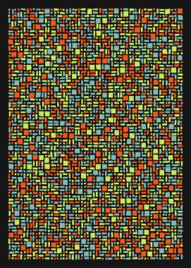 Ofset Quad üretken sanat arkaplan çizimi