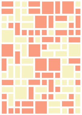 Ofset Quads üretken sanat arka planı, vektör illüstrasyonu