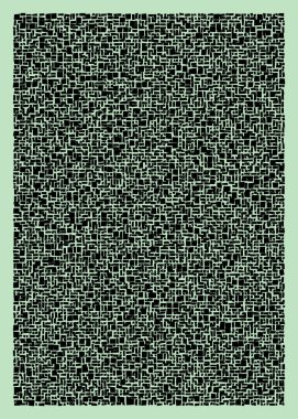 Ofset Quads üretken sanat arka planı, vektör illüstrasyonu