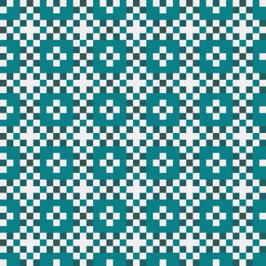 Soyut çapraz desen, üretken hesaplama sanatı, vektör illüstrasyonu