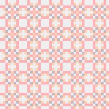 Soyut çapraz desen, üretken hesaplama sanatı, vektör illüstrasyonu