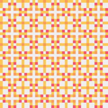 Soyut çapraz desen, üretken hesaplama sanatı, vektör illüstrasyonu