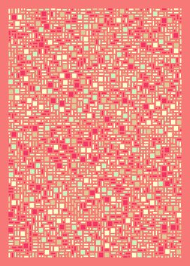 Ofset Quad üretken sanat arkaplan çizimi