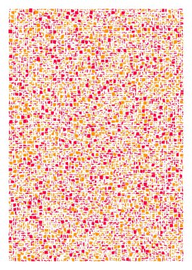 Ofset Quads üretken sanat arka planı, vektör illüstrasyonu