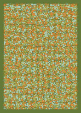 Ofset Quads üretken sanat arka planı, vektör illüstrasyonu