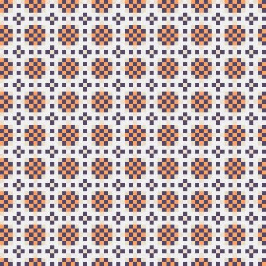 Soyut çapraz desen, üretken hesaplama sanatı, vektör illüstrasyonu