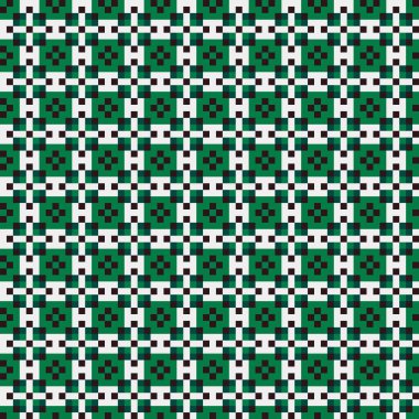 Soyut çapraz desen, üretken hesaplama sanatı, vektör illüstrasyonu