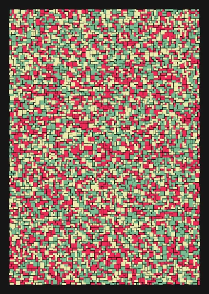 Ofset Quads üretken sanat arka planı, vektör illüstrasyonu
