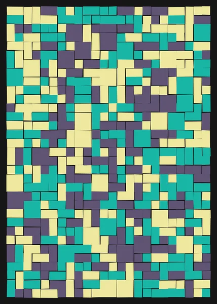 Ofset Quad üretken sanat arkaplan çizimi