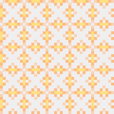 Soyut çapraz desen, üretken hesaplama sanatı, vektör illüstrasyonu