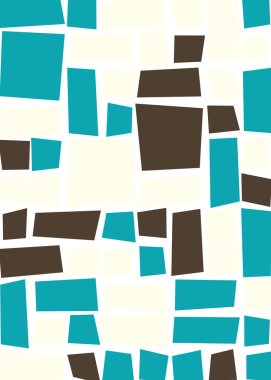 Ofset Quads üretken sanat arka planı, vektör illüstrasyonu