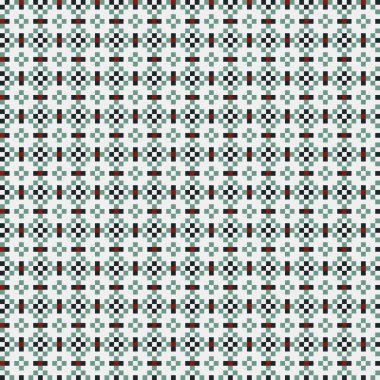 Soyut çapraz desen, üretken hesaplama sanatı, vektör illüstrasyonu