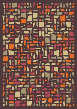 Ofset Quad üretken sanat arkaplan çizimi