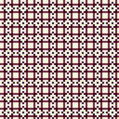 Soyut çapraz desen, üretken hesaplama sanatı, vektör illüstrasyonu