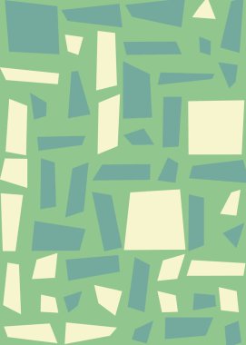 Ofset Quads üretken sanat arka planı, vektör illüstrasyonu