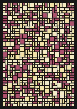 Ofset Quad üretken sanat arkaplan çizimi