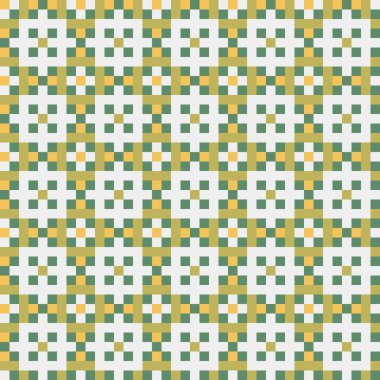 Soyut çapraz desen, üretken hesaplama sanatı, vektör illüstrasyonu