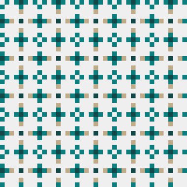 Soyut çapraz desen, üretken hesaplama sanatı, vektör illüstrasyonu