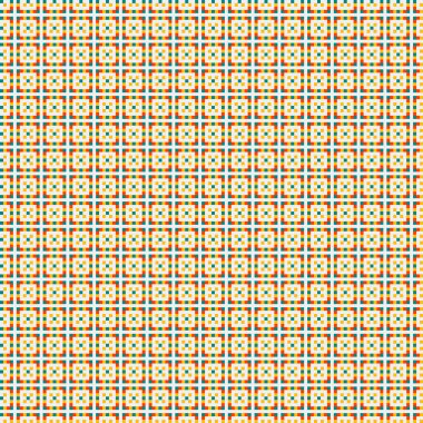 Soyut çapraz desen, üretken hesaplama sanatı, vektör illüstrasyonu