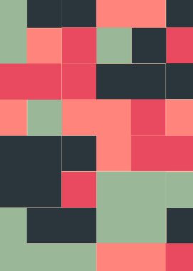 Ofset Quad üretken sanat arkaplan çizimi